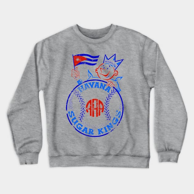 Havana Sugar Kings Crewneck Sweatshirt by retrorockit